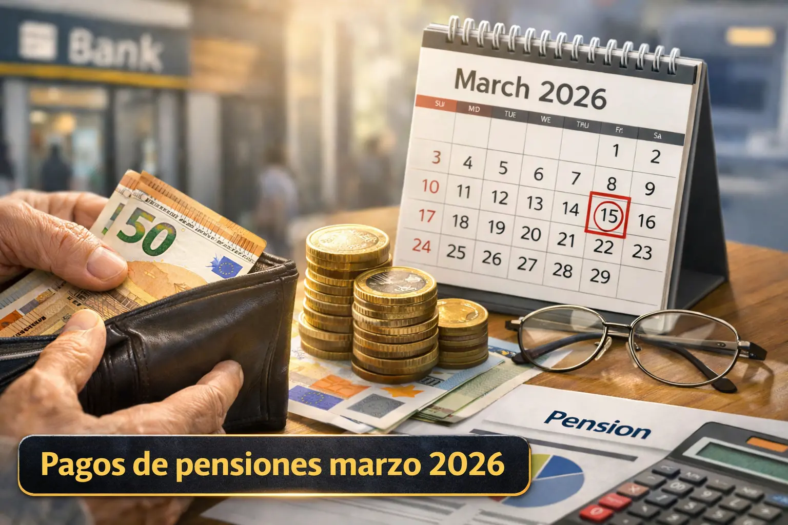 Pagos de pensiones marzo 2026: calendario oficial y bancos informan las fechas de cobro para pensionistas