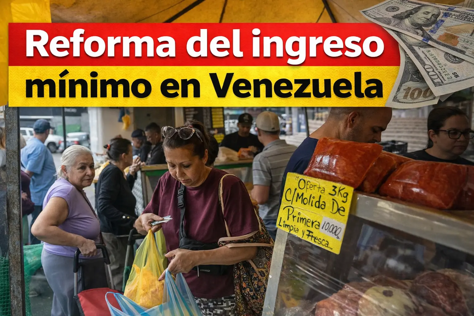 Reforma del ingreso mínimo en Venezuela: lo que se sabe sobre el supuesto pago de $180 mensuales